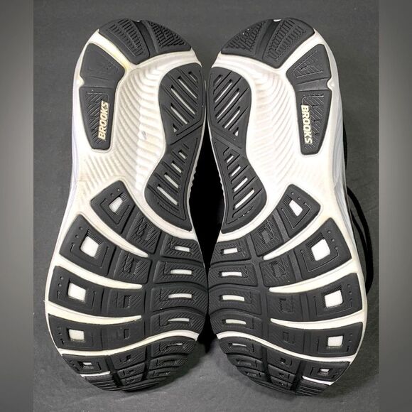 Brooks Womens Ghost 17 Black Gray Running Walking Sneakers Shoe Size 10.5 - Picture 9 of 10